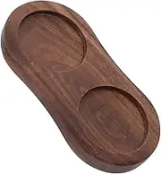 Alipis Salt Pepper Grinder Base Wood Pepper Mill Rest Stand Slip Pad Stylish for Kitchen