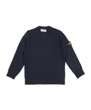 Stone Island Junior Logo Patch Knitted Jumper 8Y,12,6,14Y,12Y,10Y blue
