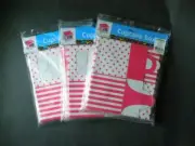 Hot Pink Polka Dot Cupcake Boxes w/ Handle. Three New packages!