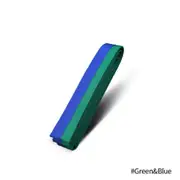 1PC Martial Arts Karate Judo Taekwondo Professional Belts Judo Jiu Jitsu Standard Tapes Protective Waistband green/blue 2.4M