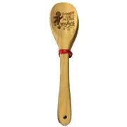 Bamboo Wooden Spoon And Fork Gingerbread Christmas Holiday Baking Serving Table