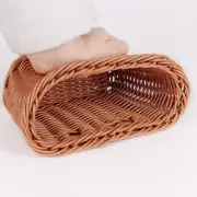 Stylish and Spacious Retro Style Bicycle Basket with Faux Leather Strap