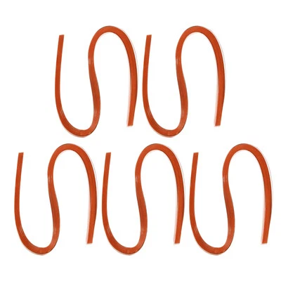 Quilling Strips Paper 300pcs 5mm 54cm Origami Paper Metallic Orange
