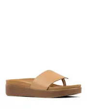Donald Pliner Fifi Platform Demi Wedge Thong Sandals