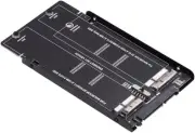 CY 2.5inch SATA 22Pin to 2010 2011 2012 Mac Air Pro Retina SSD 12+6Pin Black