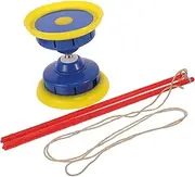 Totority Diabolo Yoyo Triple Bearing Safe Plastic for Boys and Girls Juggling Toy Fitness Game Perfect Present for Families Color
