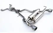 Invidia Gemini Rolled Stainless Steel Tip Cat-back Exhaust for 09-16 Nissan 370Z (for: Nissan)