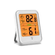 Mini Thermometer Indoor Hygrometer Humidity Meter Magnetic Backlit Digital LCD m
