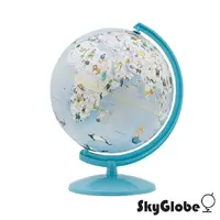 在飛比找PChome24h購物優惠-【SkyGlobe】10吋可愛動物插圖塑膠地球儀(繁中英文對