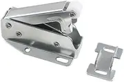 5 Sets Mini Automatic Rebound Cabinet Door Lock Push to Open Latch, Elephant Trunk Cabinet Pusher for Wardrobe and Kitchen, Stainless Steel with Thickened Spring Mechanism