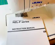 JUKI Oem HZL-F Series F300 F400 F600 Sewing Machine Instructions Guide Manual