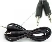 Lot50 6ft 1/8"MONO Male-M,3.5mm Plug,Audio Lead/Patch/Cable/Cord/Wire $SHIP DISC