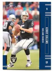 Kerry Collins Wrong Back Kyle Boller 2005 Playoff Prestige Base ERROR Card