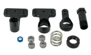 ASC7531 Aluminum Servo Saver /Steering Bellcrank Black Team Associated RC10GT/DS