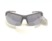 New, Unisex Sunglasses, Wrap IRONMAN Rush BLK/GRY 100% UVA-UVB Lens Protection