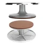 9in Cake Turntable Aluminum Alloy Rotating Cake Decorating Stand Cake Rack XG