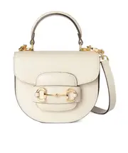 Gucci Horsebit 1955 Mini Top Handle Bag One size white