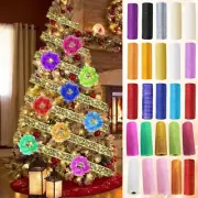 Mesh Ribbon with Metallic Foil Each Roll for Wreaths Swags Bows Wrapping Decor