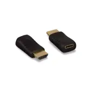 1in HDMI Type C Female Mini to HDMI Type A Male Adapter - Black