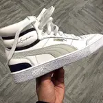 PUMA RALPH SAMPSON MID 皮革 運動休閒 中筒 白 深藍金 男 370847-04慢跑鞋