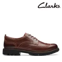 在飛比找momo購物網優惠-【Clarks】男鞋 Batcombe Far 英倫雕花設計