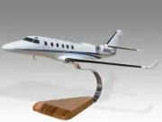 Gulfstream G100 Astra SPX N377AC Desk Wood Airplane New Model Large Scale 1/48