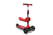 Royalbaby Kids Scooter Boys Girls Ride On Toy Push Brake Adjustable Seat 3 Wheel Red Black Colour