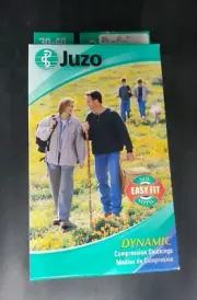 Juzo 2002 AD Beige Below Knee Full Foot Size I Compression Socks 30-40 B21