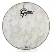 Gretsch Permatone Fiberskyn Bass Drumhead 22" w/Center Logo