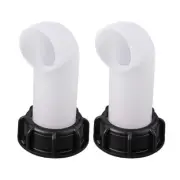 2Pcs IBC Water Tank Nozzle Tap Caps Valves Fitting For Home Garden Water