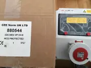 Cee 880544 Combination Unit IP67 3P+N+E RCD Protected - New In Box