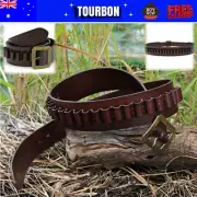 Tourbon Leather Bandolier 9mm/38spl Rifle Cartridges Belt Carry-Special Offer