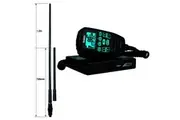 Uniden UH9060 Mini Compact UHF CB w/ AT970BK TWIN 6.6/3.0 dBi Gain Antenna Pack