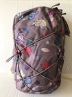 THE NORTH FACE FAWN GREY BUTTERFLIES/FALL LEAVES JESTER BACKPACK/LAPTOP NWT