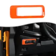 Inner HeadLight Switch Cover Trim Frame Accessories For Ford Bronco 2021+ Orange (for: Ford)