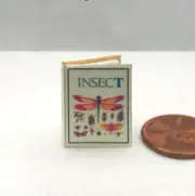 INSECTS ILLUSTRATED 1:12 Scale Readable Illustrated Miniature Book Bugs