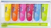 Curaprox Be You Six button pack, tasting set with all 6 different toothpastes of the Be-you line, 6x 10 ml toothpaste and 1x toothbrush CS 5460.