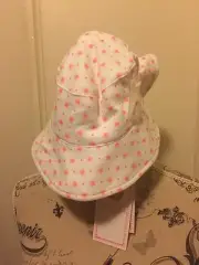 BNWT GORGEOUS PUMPKIN PATCH DESIGNER BABY REVERSIBLE HAT CAP ❤️