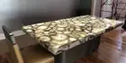 Agate Dining Table Top, Coffee Center Table Top, Agate Kitchen Slab, Home Decors