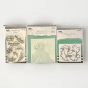 LDRS Creative CHRISTMAS FLORAL Bundle Stamps Dies & Stencils Kit 245 Card Making