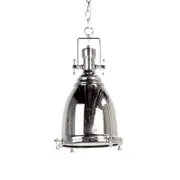 Gelo Classic Vintage Industrial Pendant Light Lamp Chain Cord - Chrome.