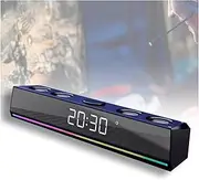 Bluetooth Computer Speakers for Desktop Pc with Clear Sound, 5.3 Bluetooth Soundbar, HiFi Dual-Channel Stereo, for Desktop Monitor, Laptop, Tablets Computer Sound Bar for Monitor