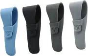 4Pcs Silicone Razor Travel Cases Protective Covers for Manual Razors Durable Flexible Shaver Storage for Travel Home Use Scratch Pressure Resistant