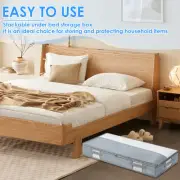 2 Pcs Under Bed Storage Containers Foldable Underbed Storage Bins with HuoNI