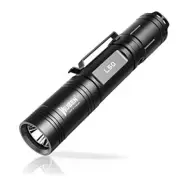 L50 LED Flashlight Rechargeable, 1200 High Lumens Flash Light, Tactical Black