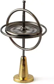 Anti-Gravity Gyroscope Metal Mechanical Gyro Physics, Toys Gift Voucher Accessories Black)