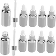 Mikinona 10Pcs Essential Oil Dropper Bottles Refillable Oil Containers with Precision Droppers for Perfumes and Cosmetic Storage