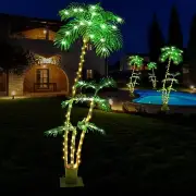 Lighted Palm Tree, 6FT Palm Trees for Outside Patio, Christmas Palm Tree Deco...