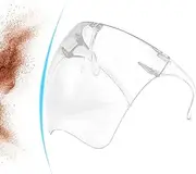 Walopola Safety Face Shield - Anti-Fog Protective Full Face Shield - High-Definition Protective Facial Cover Anti-Fog Eye Protection for Painting, Construction & Mowing