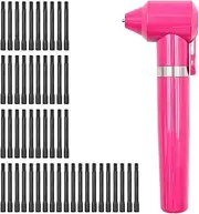 NUZAMAS Tattoo Pigment Mixer with 50pcs Mixing Sticks Machine Makeup Eyebrow Color Ink Agitator Machine for Microblading Tattoo Supplies (Red)